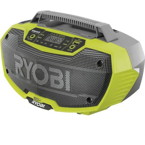 RYOBI Radio d'atelier stéréo 18V One+ - sans batterie ni chargeur R18RH-0