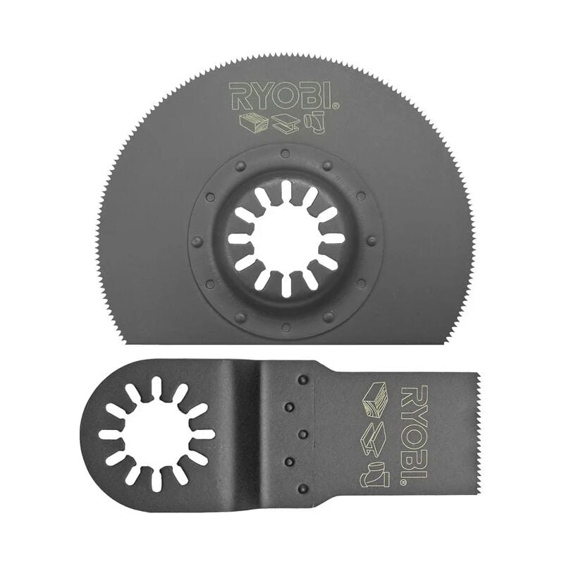 Image of Ryobi - RAK02MT Kit 2 Universalklingen Multifunktions-Senkschneidwerkzeug