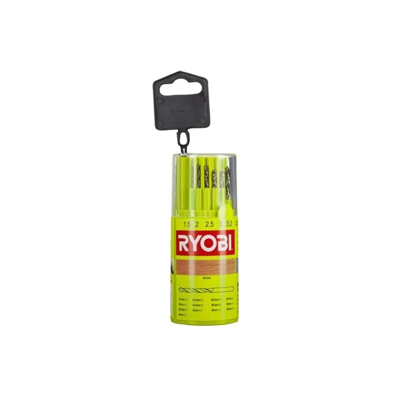 Ryobi - RAK13HSS Kit 13 embouts hss-g pour percer le bois, la maçonnerie et le métal