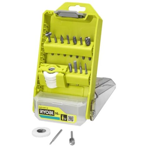 Ryobi RAR100K-16 Kit 16 Accessori Utensili Rotanti Colletto 3,2mm 1/8"