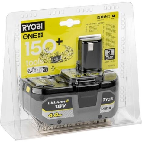 Ryobi RB1840X LithiumPlus Batterie 18V 4,0Ah Schwarz