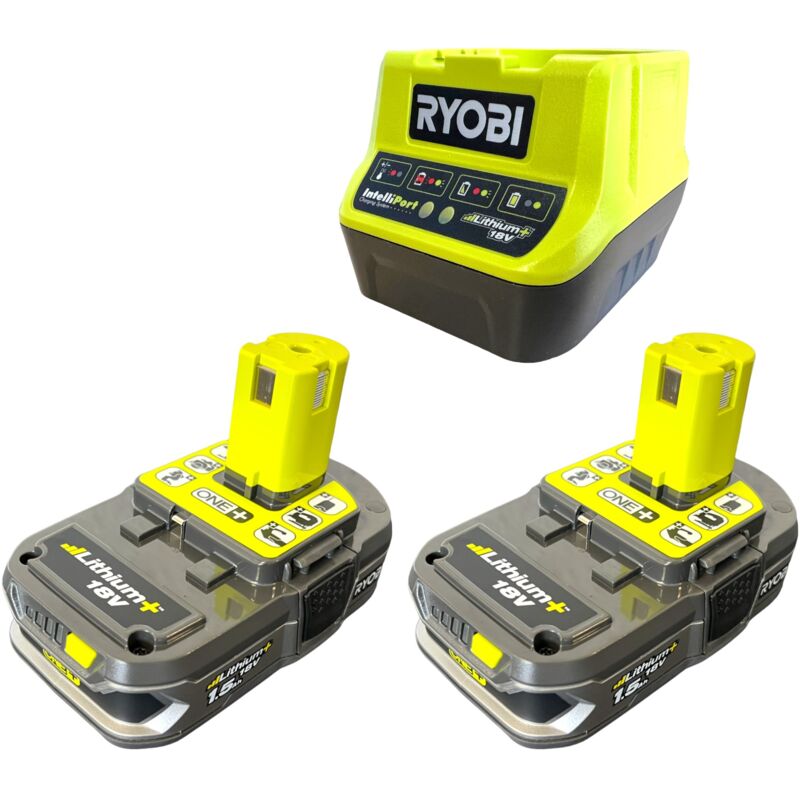 RC18120-215X Sarter Set 18 v one+ avec 2x batterie 1,5 Ah + chargeur - Ryobi