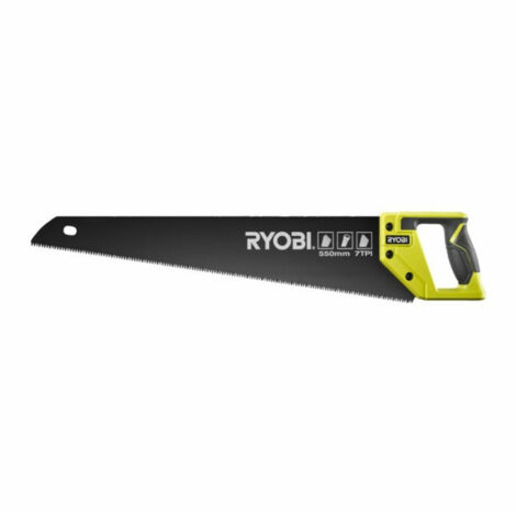 Ryobi RHCHS-550 Sega Manuale Denti Temperati Rivestimento AntiRuggine 7TPI 550cm