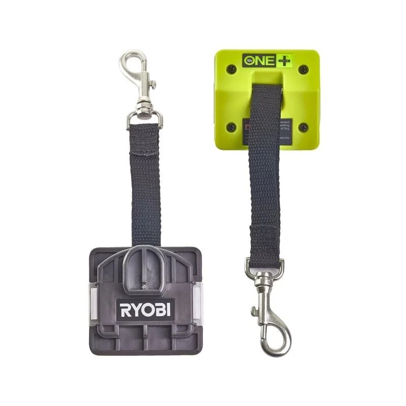 Ryobi - rlyard 2 Crochets muraux pour porte-outils avec mousqueton