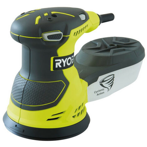 Ryobi ROS300 portable sander Disc Black Yellow 12000 RPM 300 W (ROS300)