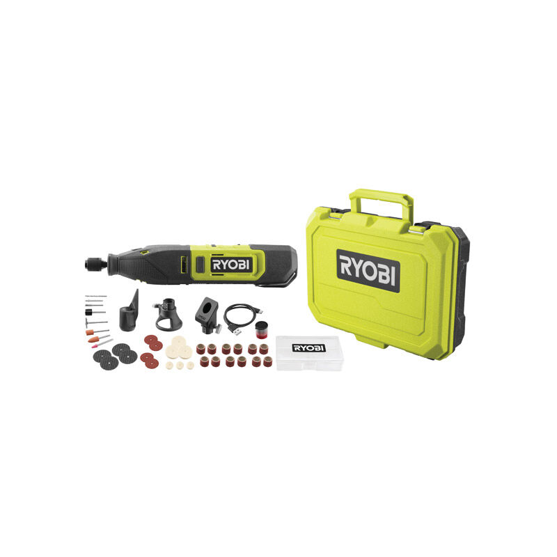 12V Rotary Tool, with 3 attachments and 35 accessories