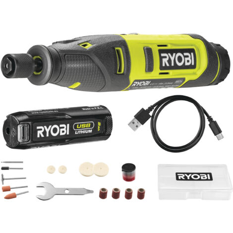 Ryobi RRT4-120GA15 Utensile Rotativo Batteria 4V USB Lithium™ 25.000 g/min 2.0Ah
