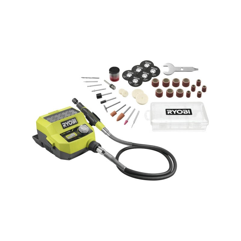 RYOBI Mini-outil multifonction - RRTS18-0A35 - 18V One+ - 4 000-35 000 tr/min - 35 accessoires - Sans batterie ni chargeur