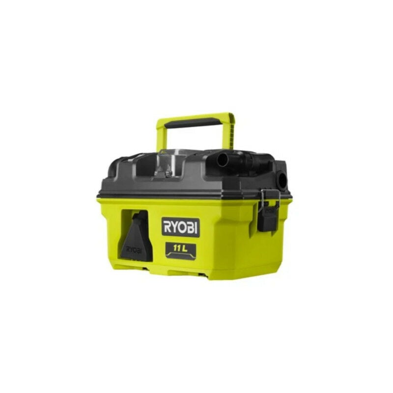 Aspirateur d'atelier RYOBI 18V One+ - 11L - Sans batterie ni chargeur - RV1811-0