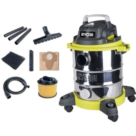 Ryobi RVC-1220I-G Edelstahl Nasssauger 1250W 20L