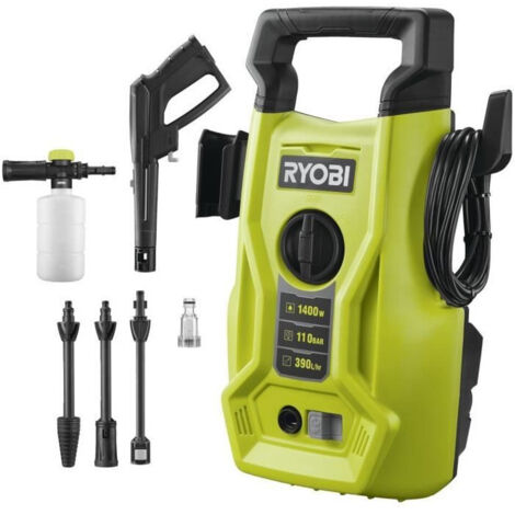 Ryobi RY110PWA Hidrolimpiadora verde 1400W 110 bares