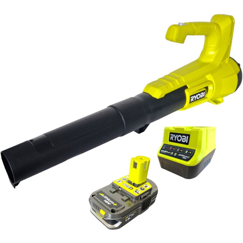 RY18BLA-115 Souffleur de feuilles sans fil 18 v one+ 145 km/h + 1x batterie 1,5 Ah + chargeur - Ryobi