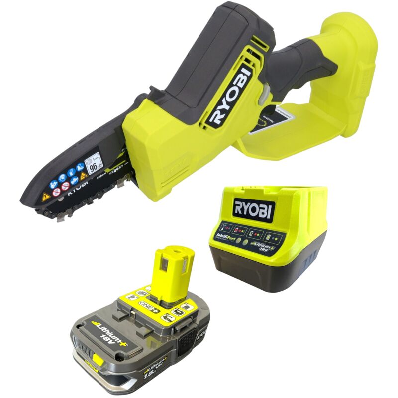 RY18PSX10A-115 Scie sauteuse sans fil 18 v 10 cm Brushless + 1x batterie 1,5 Ah + chargeur - Ryobi