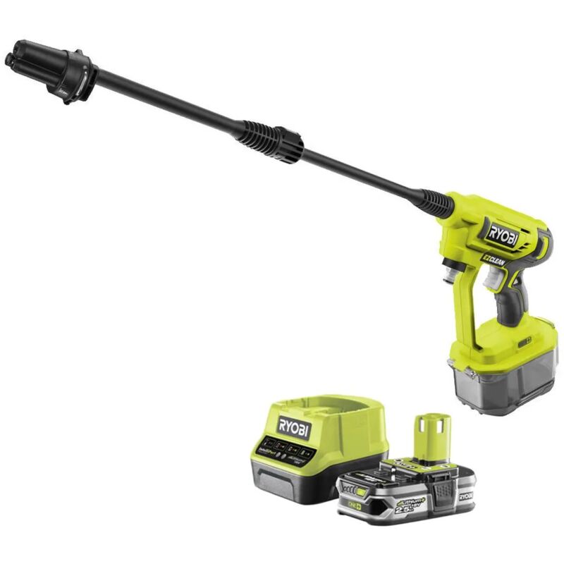 Ryobi - RY18PW22A-0 Lance à Pression sur Batterie 18V 182 l/h 22 Bar Kit 4,0 Ah