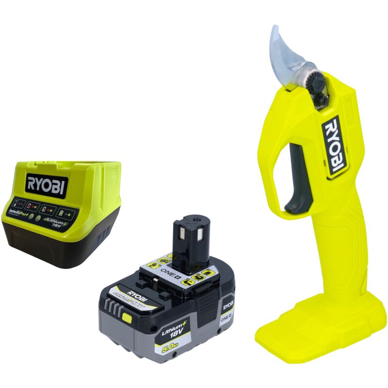 Ry18sca Akku Gartenschere 18 V 25 Mm + 1x Akku 5, 0 Ah + Ladegerät - Ryobi