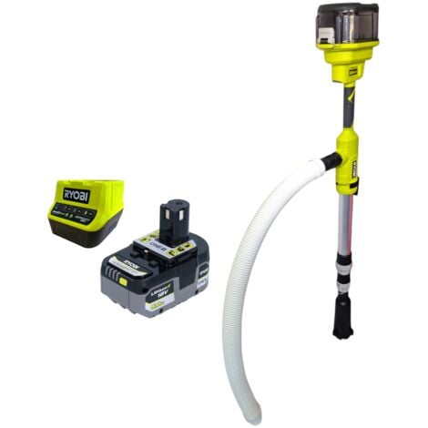 Ryobi RY18STPA-0 Akku Regenfasspumpe 18 V 3360 l/h + 1x Akku 5,0 Ah + Ladegerät