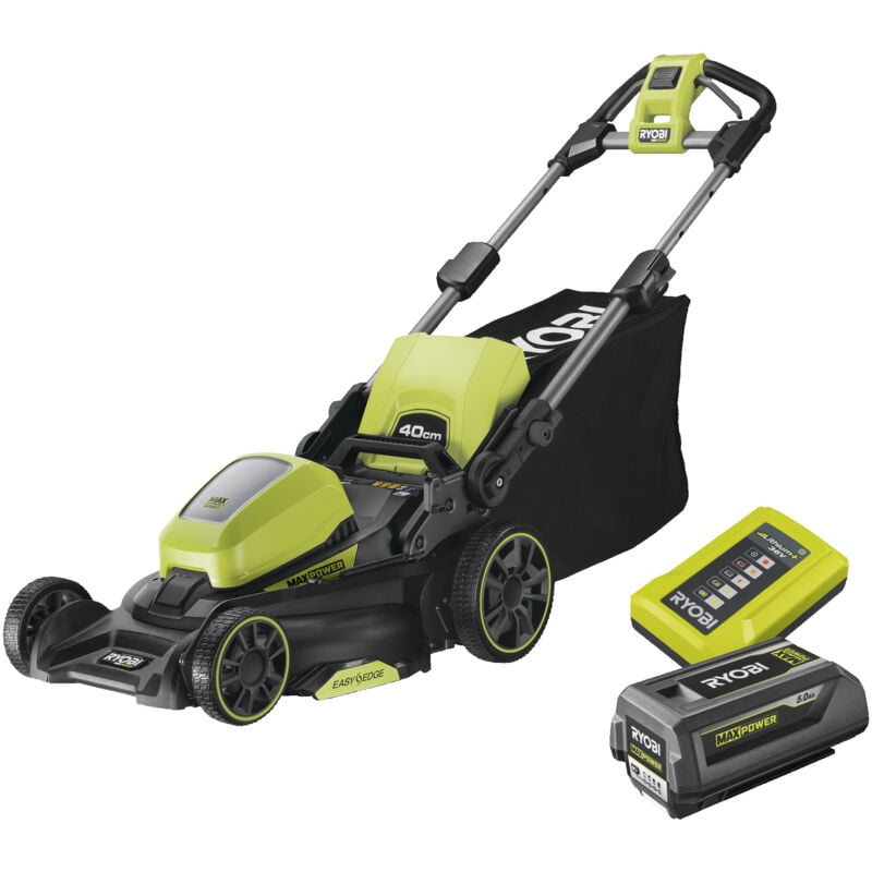 RY36LM40A-0 Batterie Tondeuse 36V 40cm 25-75mm Kit Mulching 5,0 Ah - Ryobi