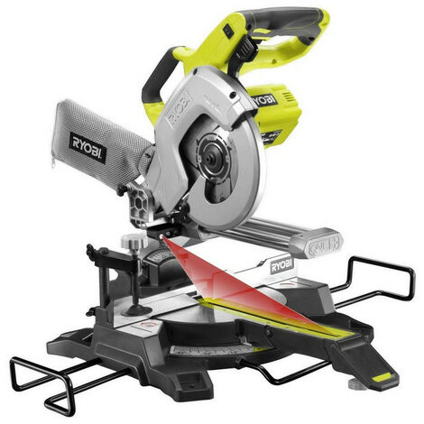 Scie a onglet radiale RYOBI 18V One Plus - sans batterie ni chargeur R18MS216-0