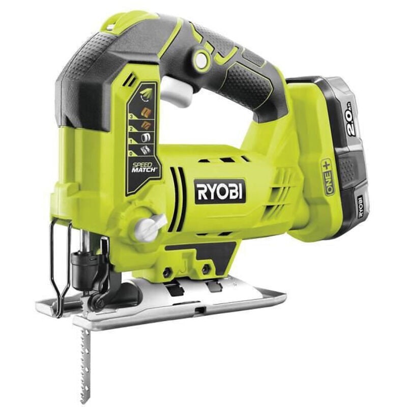 Ryobi - Scie sauteuse pendulaire 18V - 1 batterie 2,0Ah - 1 chargeur - R18JS-120S