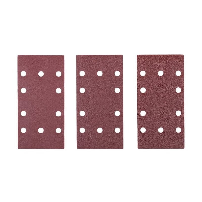 Image of Ryobi 10 Schleifpapiere 1/3 Blatt 4x60 3x100 3x150 Schleifer RSS200 RSS280
