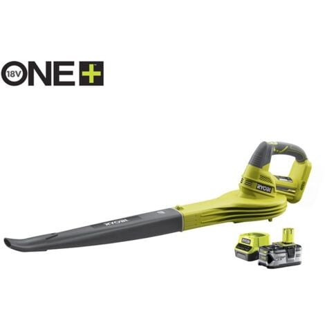 RYOBI Souffleur 18V One+ - 1 batterie LithiumPlus 4.0Ah - 1 chargeur rapide 2.0Ah RBL1820S40F