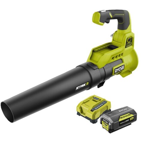 RYOBI Souffleur 36V Max Power - 1 batterie LithiumPlus 36V 4.0Ah - 1 chargeur rapide 6.0Ah - RY36BLA-140