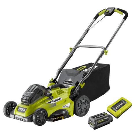 RYOBI Tondeuse poussée 36V - coupe 40cm - 1 batterie 5,0Ah - 1 chargeur - RLM36X41H50G