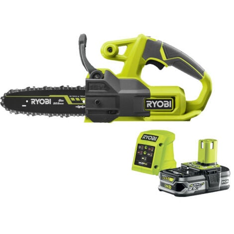 RYOBI Tronçonneuse 18V One+ - Batterie 2.5Ah - Chargeur - RY18CS20A-125