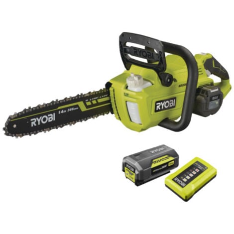 RYOBI Tronçonneuse 36V LithiumPlus Brushless - 1 batterie 5.0Ah - 1 chargeur RY36CSX35A-150