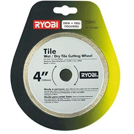 Ryobi TSBA1  Lama Tagliapiastrelle 4"/102mm 5/8"/16mm LTS180M