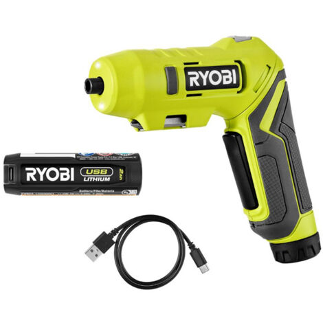 Ryobi USB Lithium Pivoting Screwdriver Kit (1 x 2.0Ah) 4V RSDP4-120G
