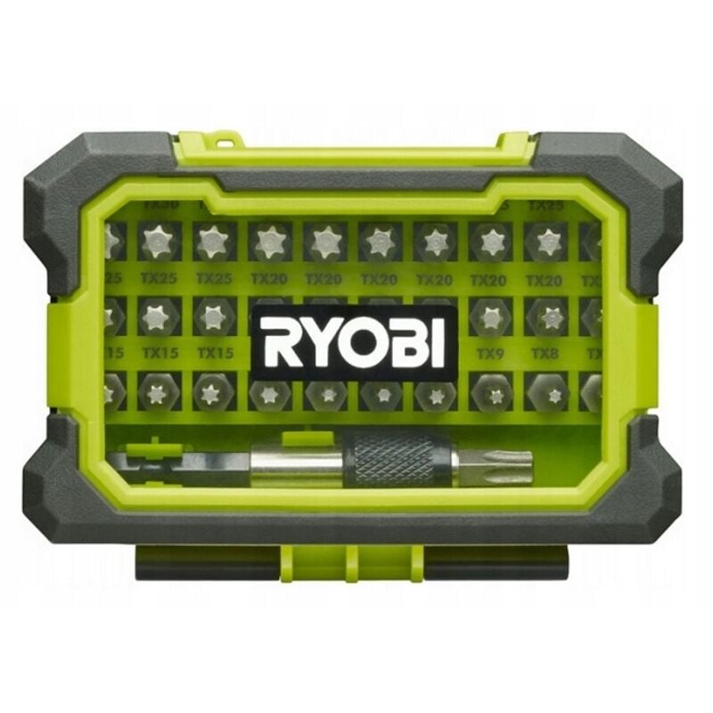 Image of RAK32TSD Kit 32 Bits Torx 1/4' Sechskantbohrer Schraubendreher-Bithalter - Ryobi