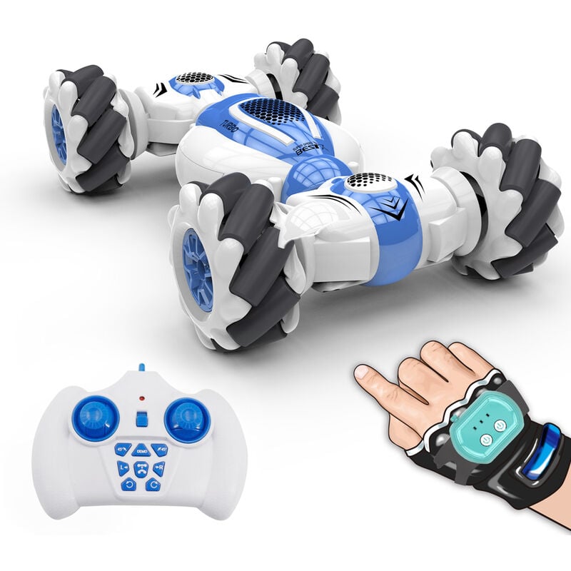 

S-012 RC Stunt Car Remote Control Watch Sensor de gestos Deformable Toy Cars Todo terreno Velocidad 2.4GHz 4WD 360 ° Rotacion Whirligig Vehiculo