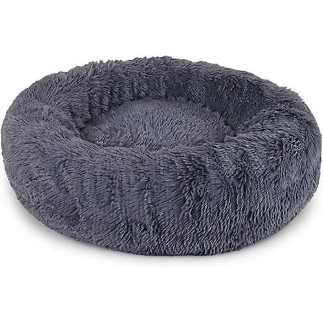 (s) 40 Cm  Gris Foncpanier Rond Chien Coussin Chat Panier Donut