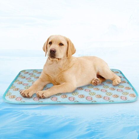 (S, 40 x 50 cm) Tapis de couchage rafraîchissant pour animaux de compagnie, coussin pour chien, coussin pour chat