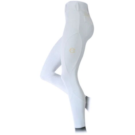 S, Azzurro: Leggings da Donna per equitazione modello Demetra in tessuto tecnico