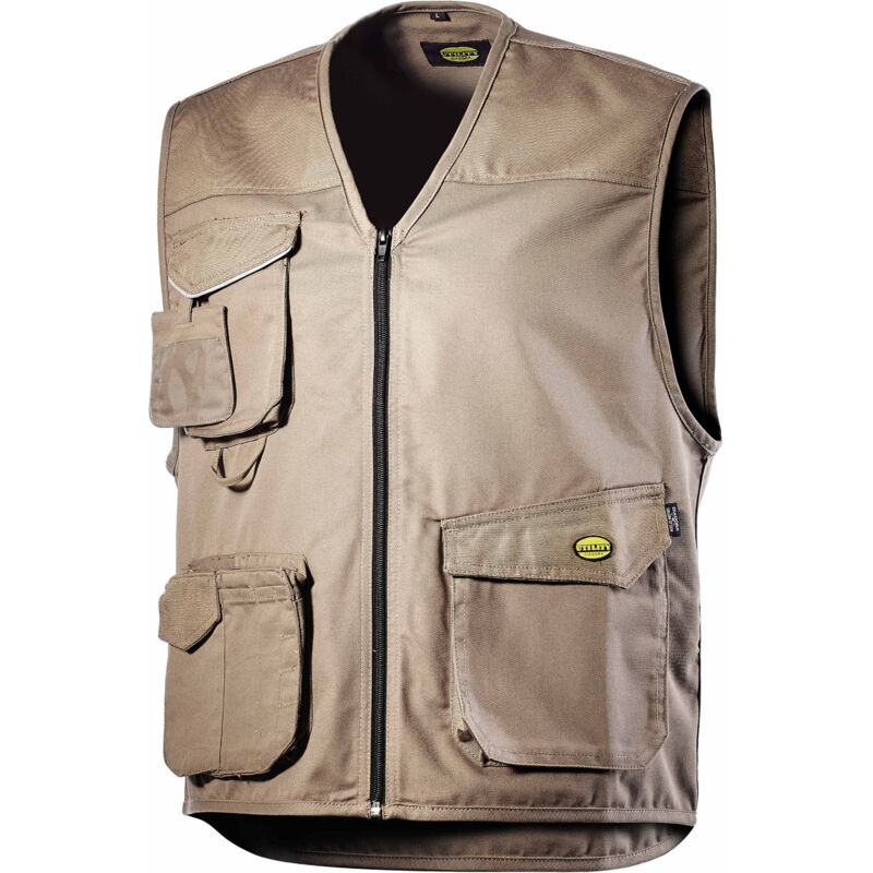 Gilet Multitasche Diadora Mover Blu Classico 702.160302 Size L