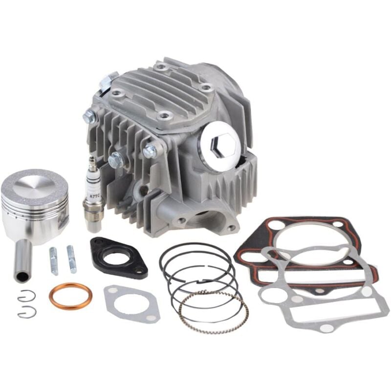 S-giant - 110cc 125cc Culasses de cylindre avec joints pistons Ensemble culasse bougie d'allumage et ensemble de montage Remplacement pour motocross