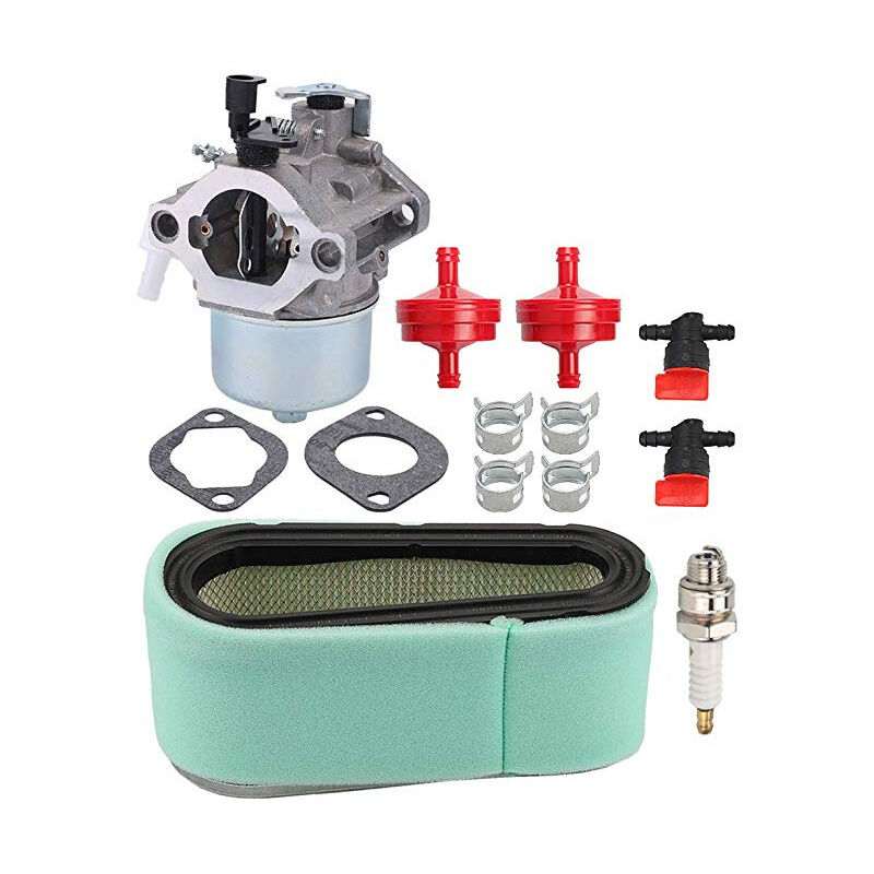 S-giant - Ensemble de carburateur 699831 - Briggs & Stratton 499158 694941 283702 - Avec filtre à air interrupteur etc.