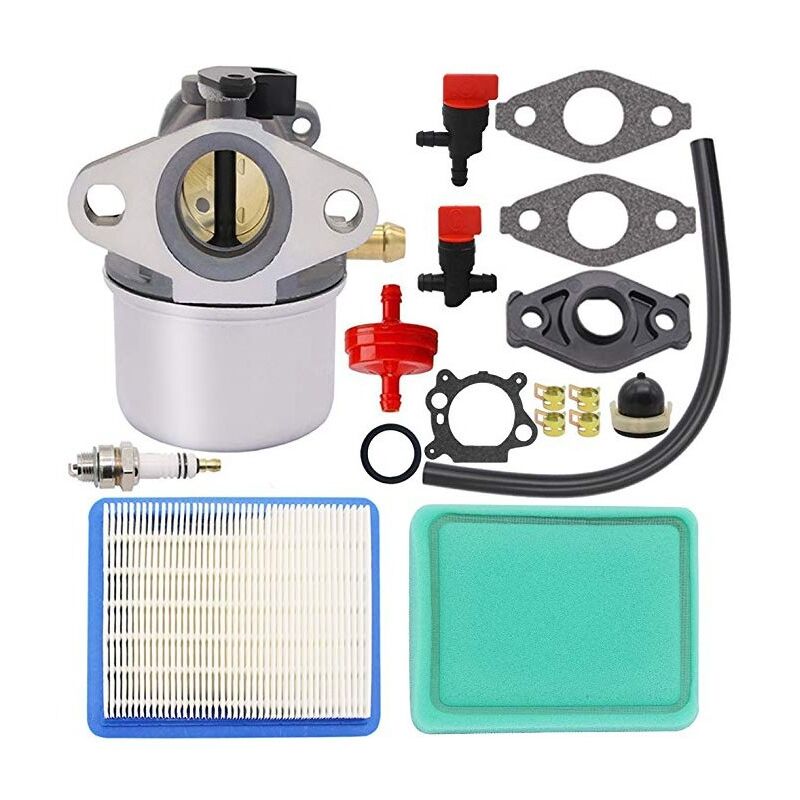 S-giant - Ensemble de carburateur 799868 - Briggs & Stratton 694202 693909 499617 - Avec filtre à air joint etc.