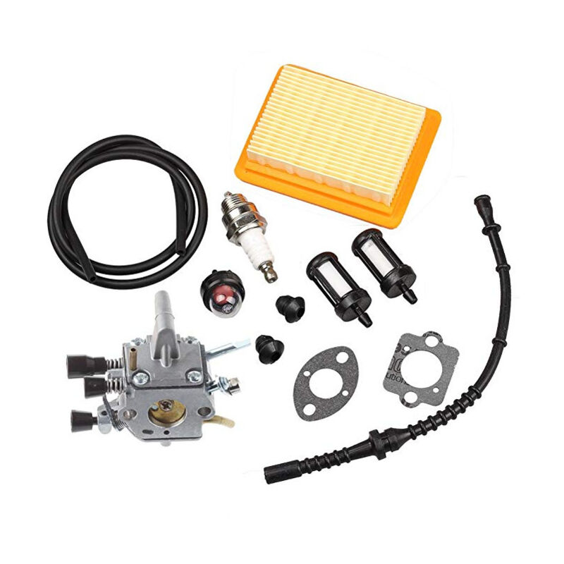 S-giant - Ensemble de carburateur Stihl FS120 FS200 FS250 FS300 - Avec filtre à air tuyau d'huile etc.