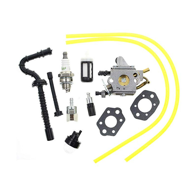S-giant - Ensemble de carburateur Stihl MS192 - Remplacement de Zama C1Q - S258 1137 - 120 - 0650 - Avec filtre à huile