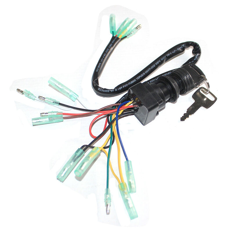 S-giant Ensemble interrupteur de démarrage et clé pour moteur hors-bord Yamaha - Compatible avec 703-82510/82510-43.