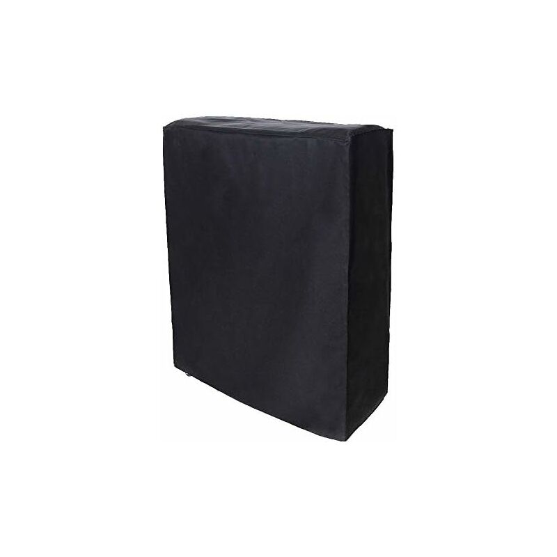 Housse de Meuble, Housse de lit Pliante Noire Housse de lit Portable Housse de Protection Anti-poussière pour intérieur extérieur(420D 85 x 33 x