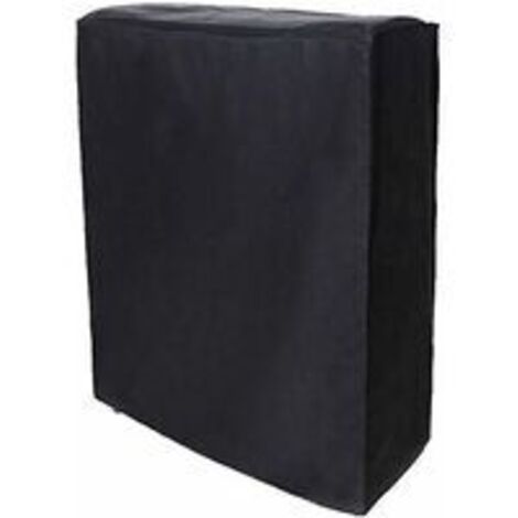S-giant Housse de Meuble, Housse de lit Pliante Noire Housse de lit Portable Housse de Protection Anti-poussière pour intérieur extérieur(210D 85 x 33 x 107cm)