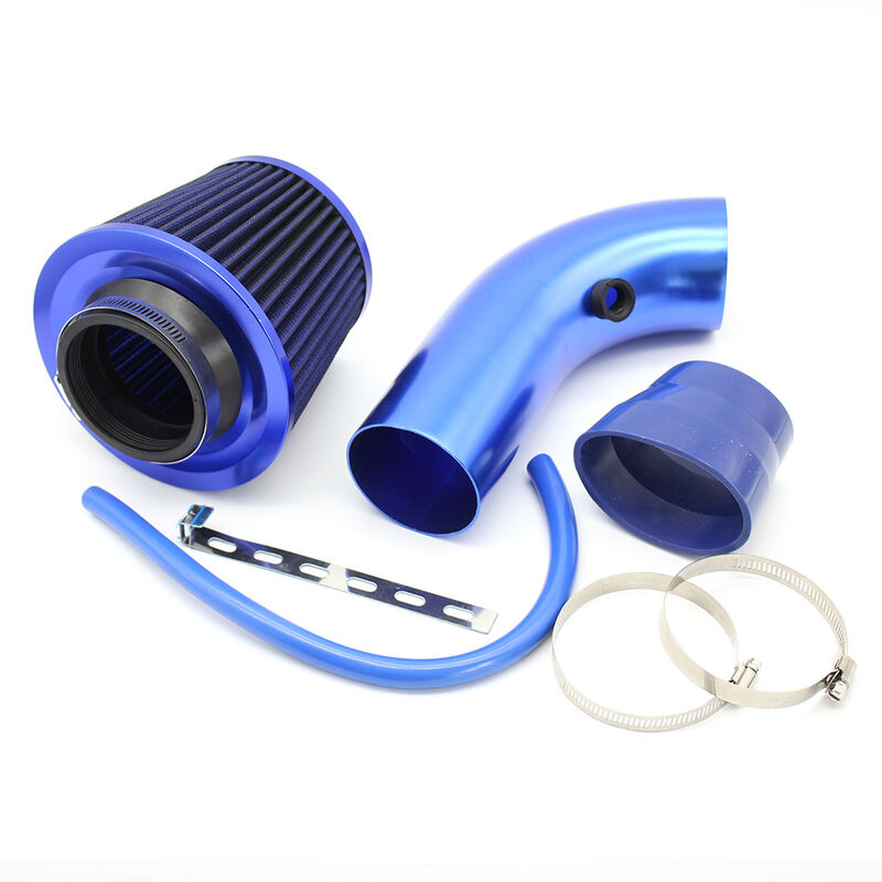S-giant Kit Admission Direct Universel - Filtre a Air Sport Voiture Filtre Froid Diamètre 76mm Système D'admission D'air en Fibre de avec Tuyau(Tout