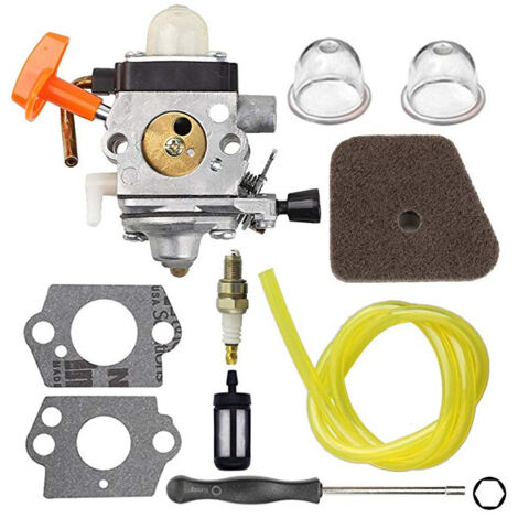 S-giant Kit de carburateur Stihl FS87 FS90 FS100 FS110 - Carburateur de tondeuse à gazon - Tuyau d'huile  filtre à air