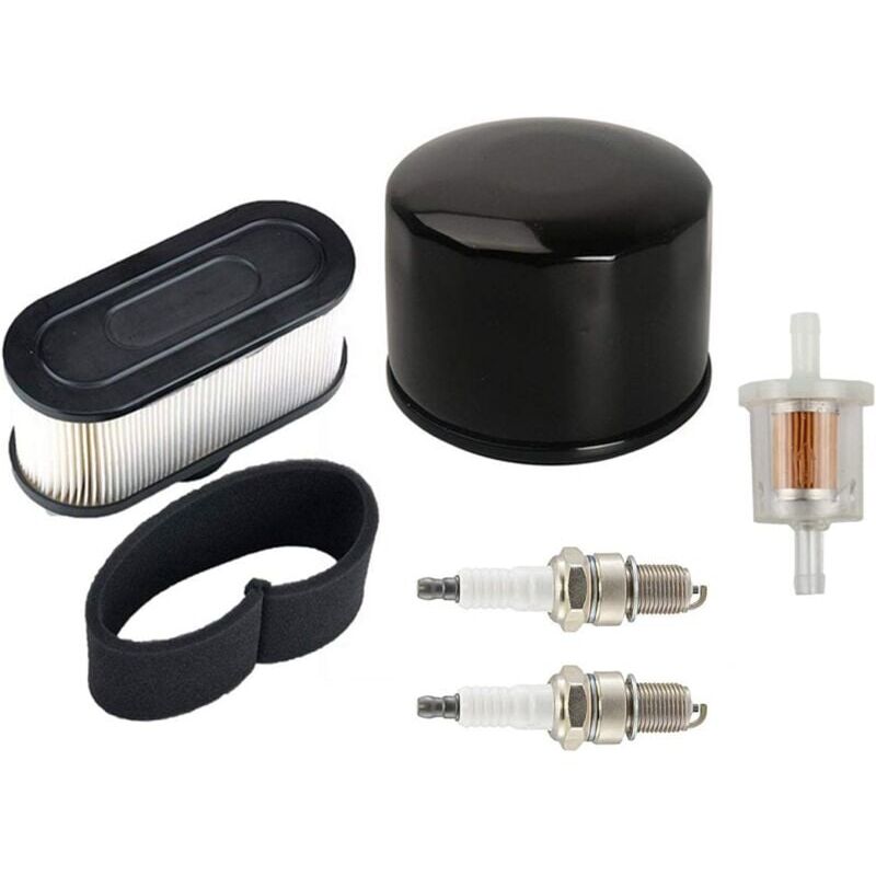 Forehill - S-giant Lot de 2 filtres à air pré-Filtre à Huile et à Carburant Compatible with Moteur 4 Temps Kawasaki FR651V FR691V FR730V FS481V