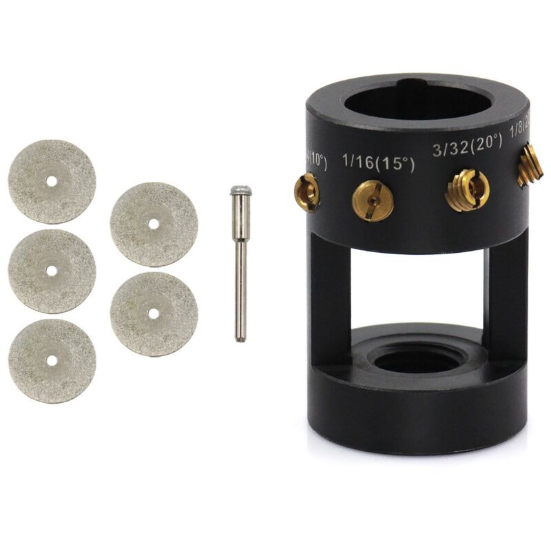 S-giant - Meuleuse à tête de meulage à électrode de tungstène pour outil de soudage tig avec roue diamantée à découpes multiples et décalées