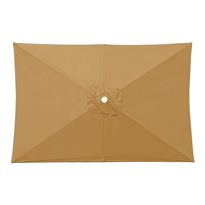 S-giant Toile de Parasol Rectangulaire 3x2 m, Housse de Remplacement pour Parasol Extérieur, Parasol de Jardin Anti-UV et Imperméable, Protection
